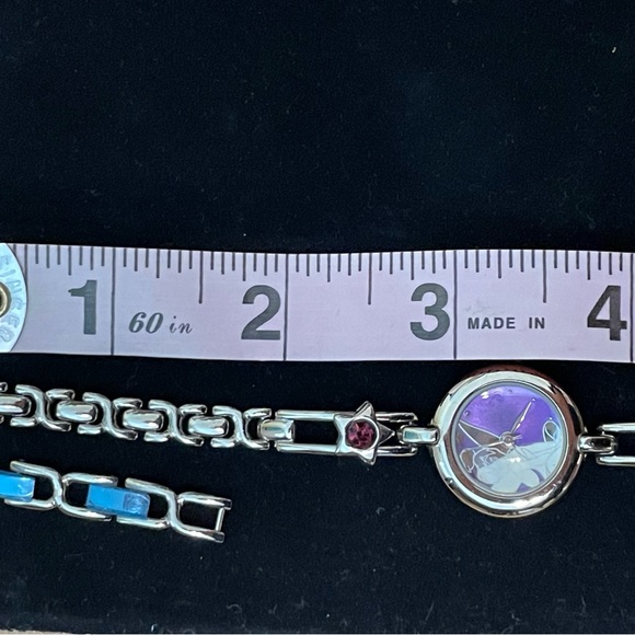 Disney Tinkerbell Watch 2004 moving stars Purple - Picture 5 of 5